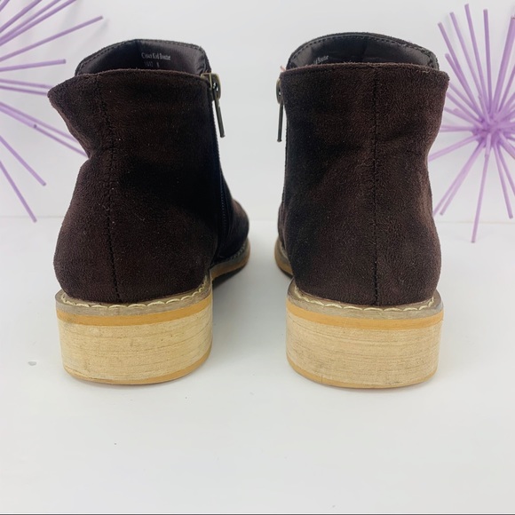 Seven7 Cisco Kid / Brown Bootie Side Zip Up - Picture 5 of 8